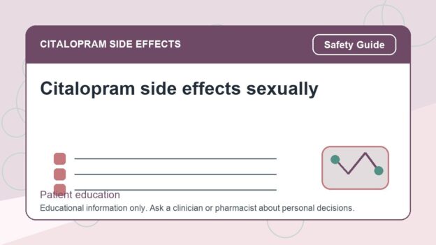 Citalopram side effects sexually - citalopram side effects patient education image