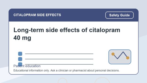 Long-term side effects of citalopram 40 mg - citalopram side effects patient education image