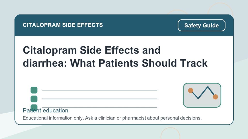 Initial Side Effects Citalopram Side Effects: Tracking and Managing Diarrhea | Citalopram ...