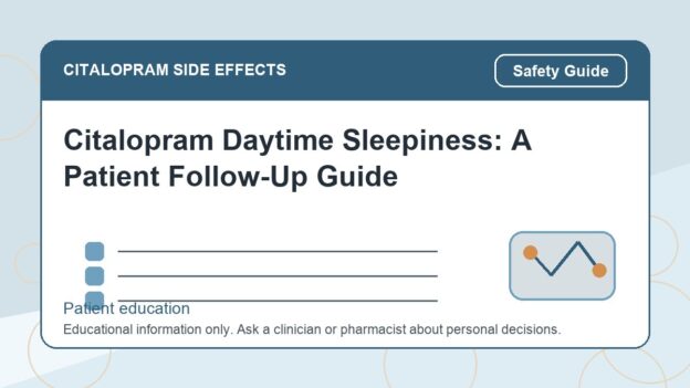 Citalopram Daytime Sleepiness: A Patient Follow-Up Guide - citalopram side effects patient education image