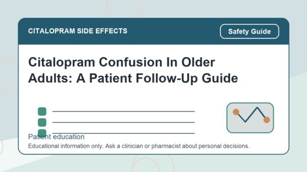 Citalopram Confusion In Older Adults: A Patient Follow-Up Guide - citalopram side effects patient education image
