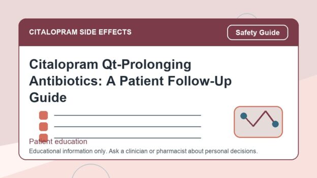 Citalopram Qt-Prolonging Antibiotics: A Patient Follow-Up Guide - citalopram side effects patient education image