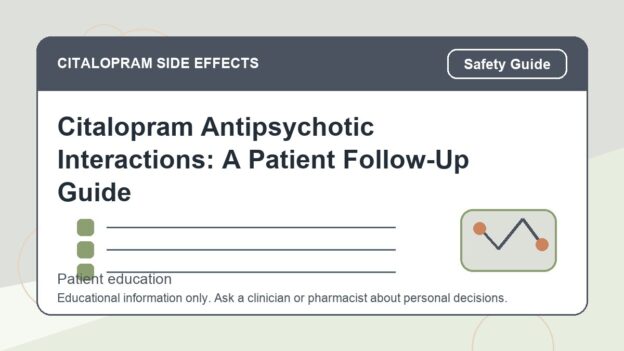 Citalopram Antipsychotic Interactions: A Patient Follow-Up Guide - citalopram side effects patient education image